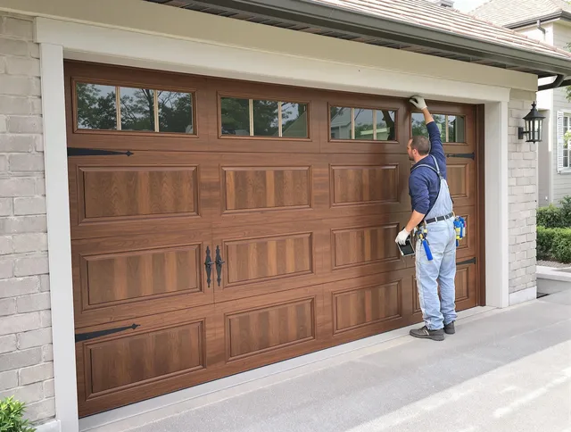 Custom garage door showcase by Savannah Garage Door Repair in Savannah