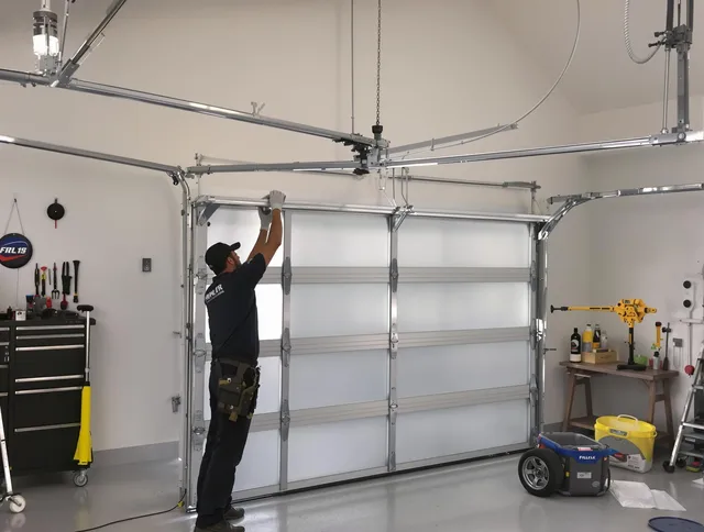 Savannah Garage Door Repair certified team performing precision garage door installation in Savannah