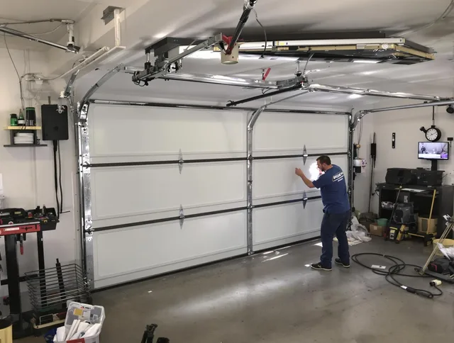 Professional garage door repair service by Savannah Garage Door Repair in Savannah