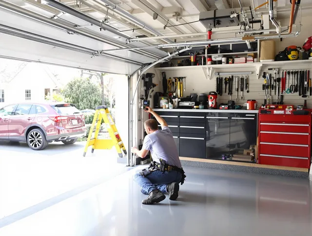 Local garage door repair service by Savannah Garage Door Repair in Savannah