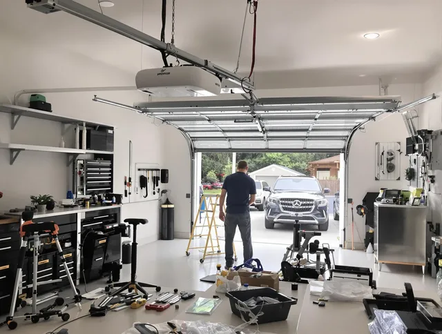 Garage door opener installation by Savannah Garage Door Repair in Savannah
