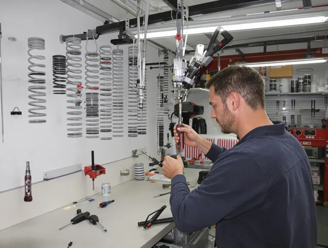 Savannah Garage Door Repair safety certified technician performing precision spring replacement in Savannah